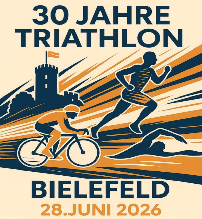 30. Bielefelder Triathlon Plakat